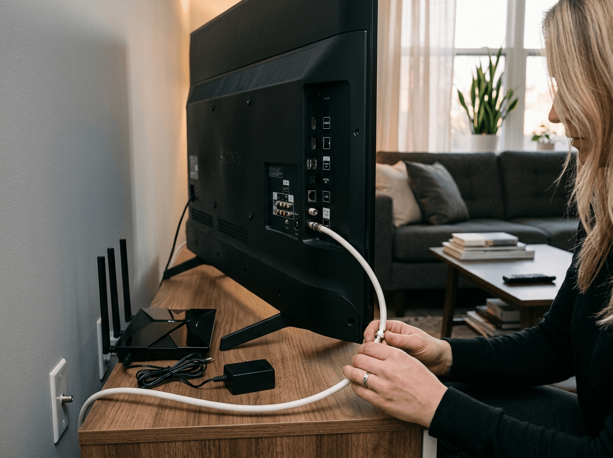 If there’s cable service in the building, coax may still be your ‘live TV’ path