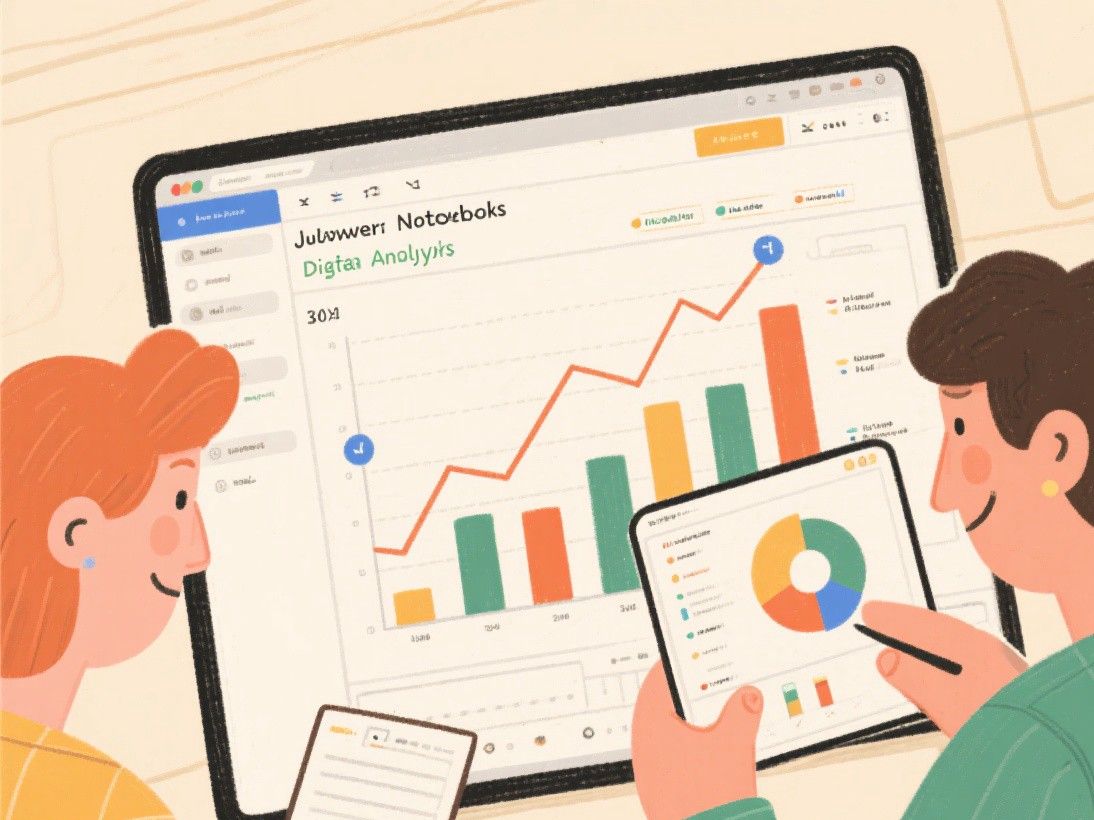 Jupyter Notebook with inline Matplotlib visualization