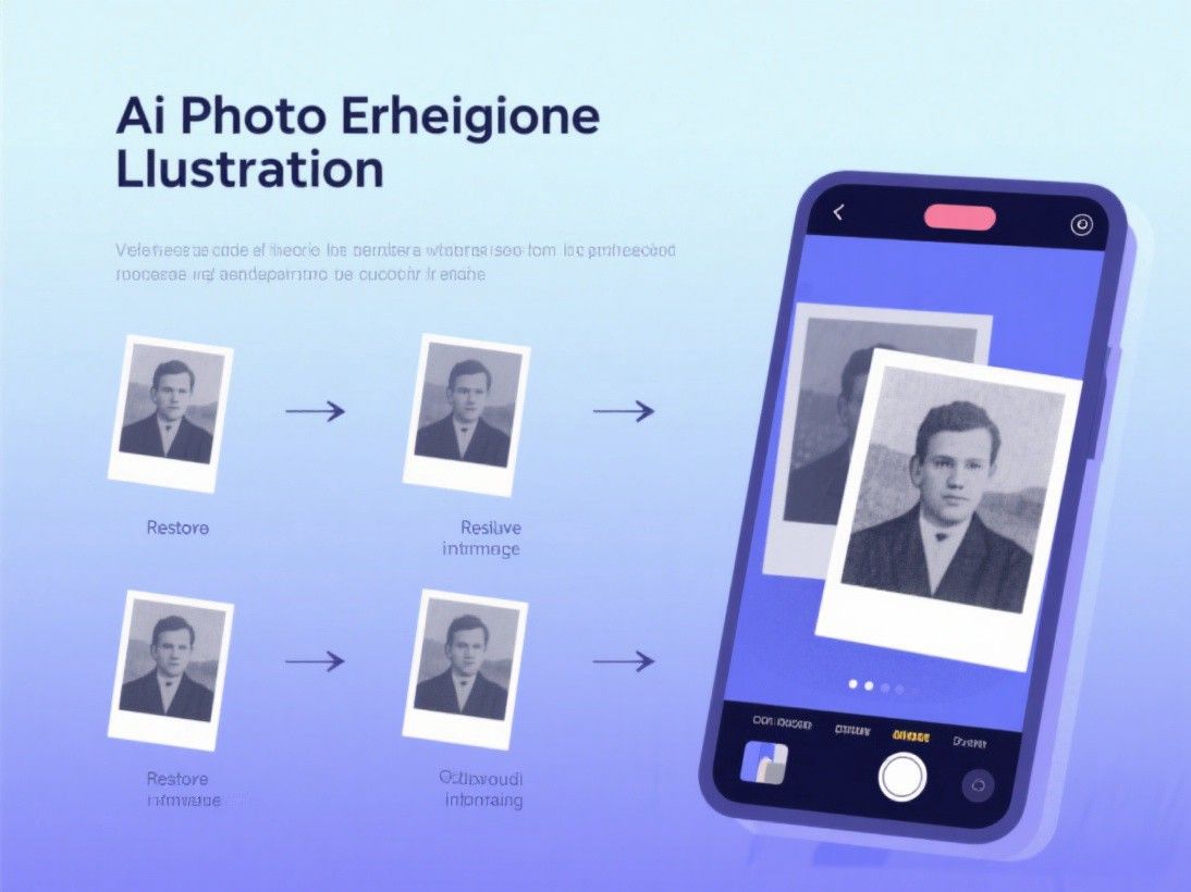 AI old photo restoration results