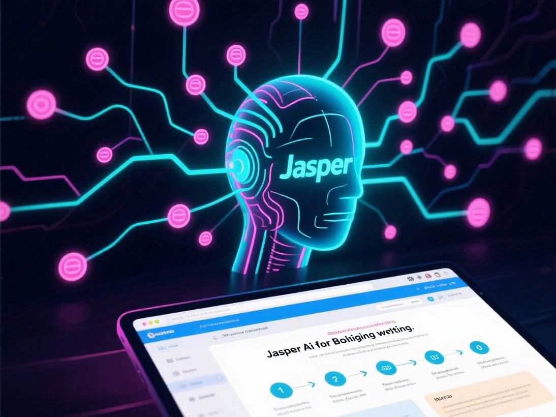 Jasper AI blog post editor interface