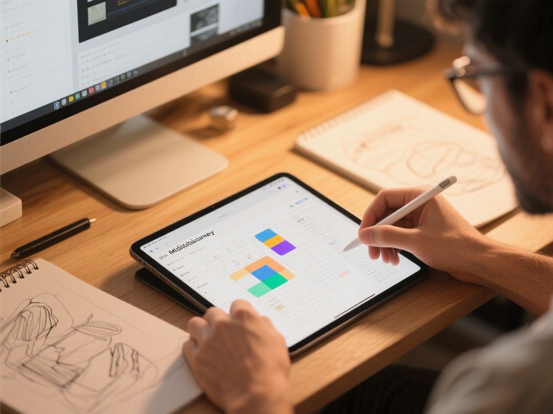 Using Midjourney for UI Design Inspiration and Mockups