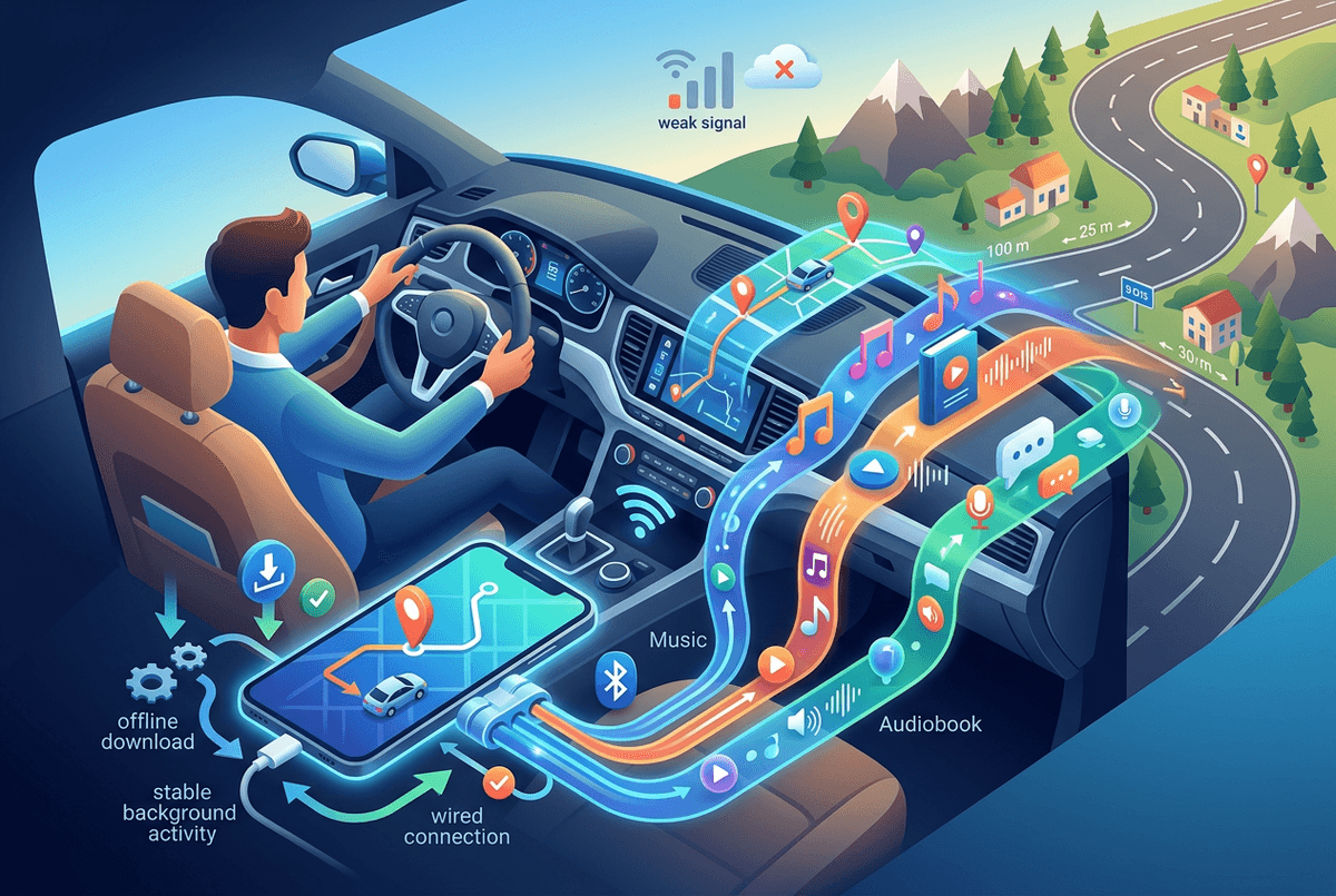 The night-before setup that makes these four apps behave once the wheels are turning